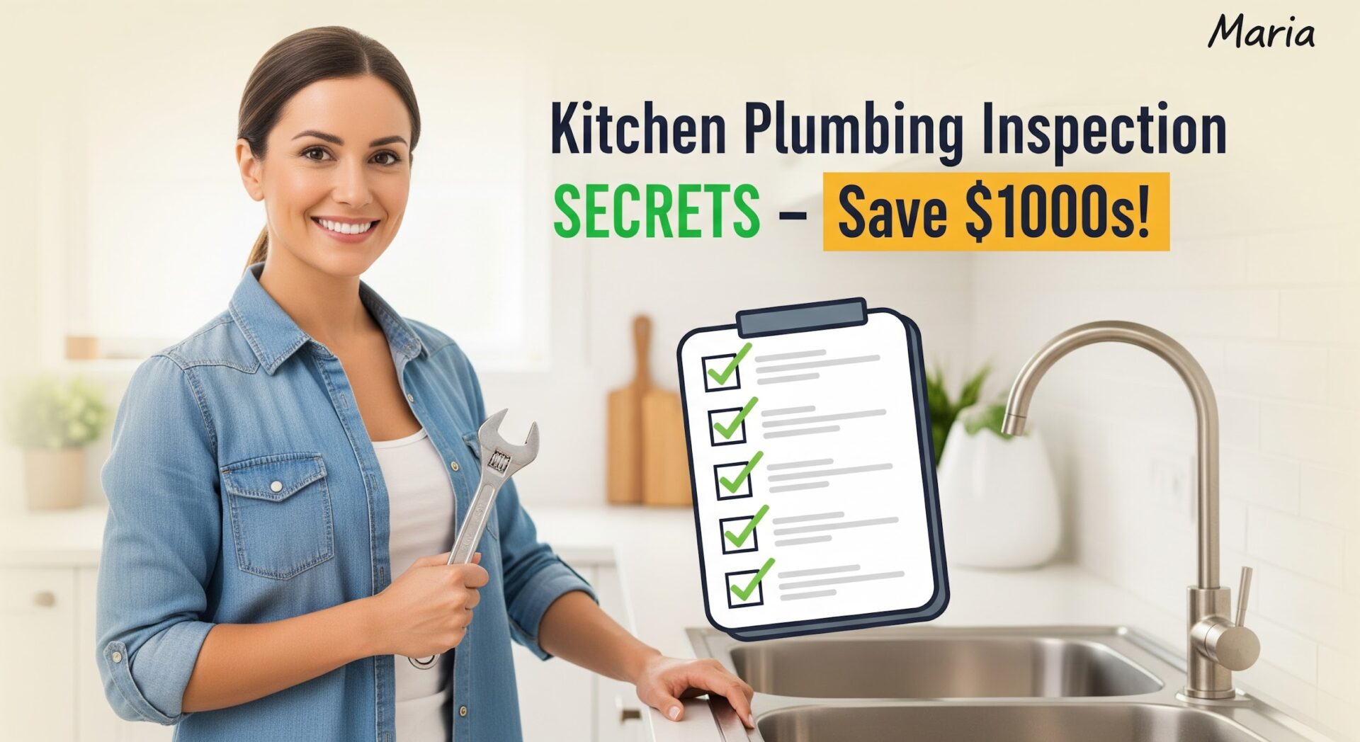 Essential Kitchen Plumbing Checklist for Home Buyers: What to Inspect Before You Purchase