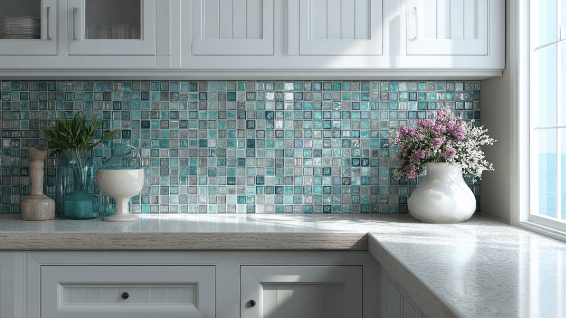 Blue Glass Mosaics