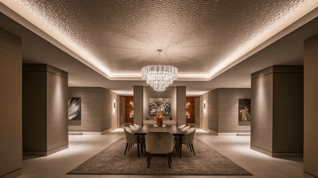 Custom or Textured Ceilings