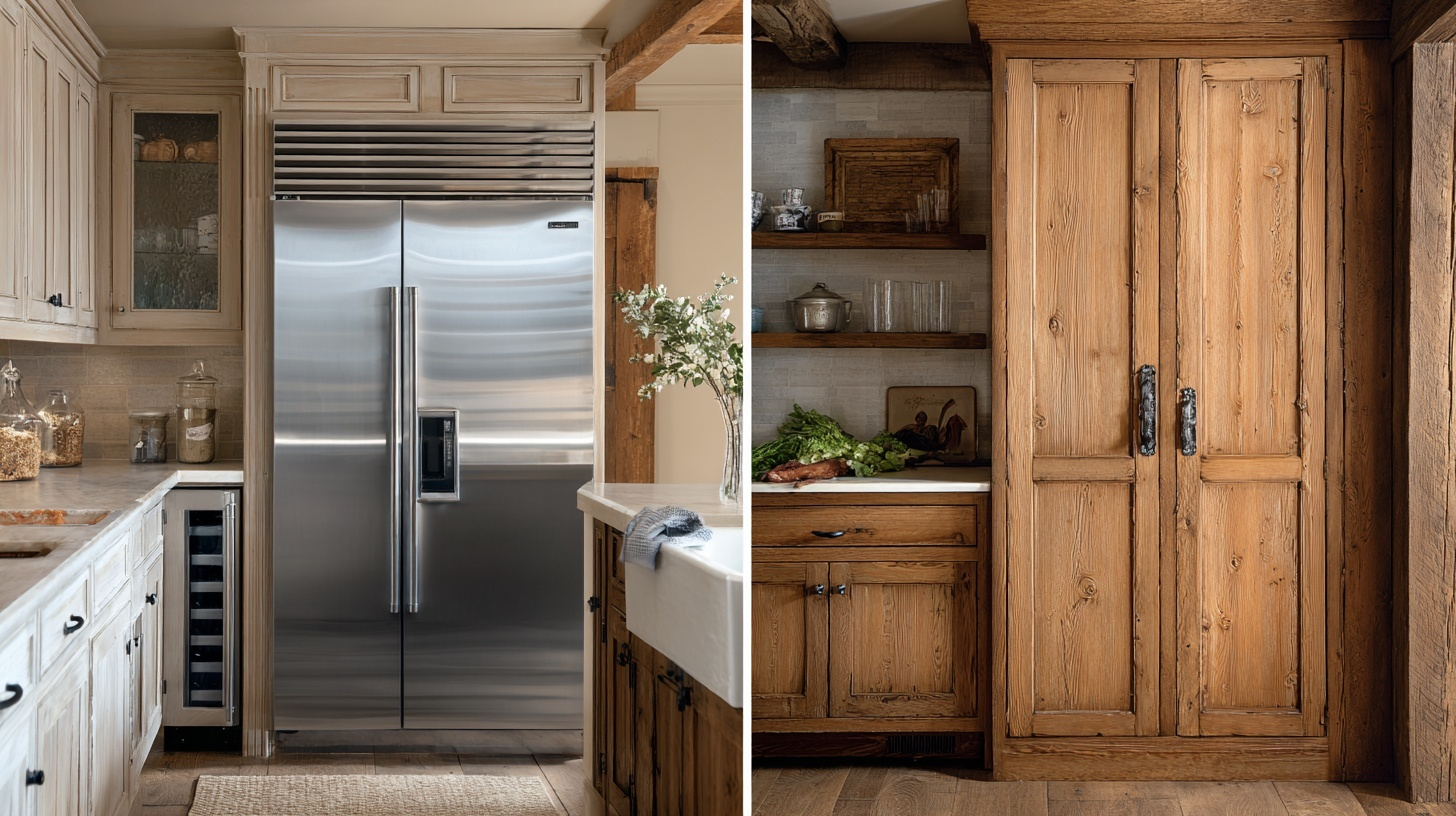 Farmhouse Fridge Nook