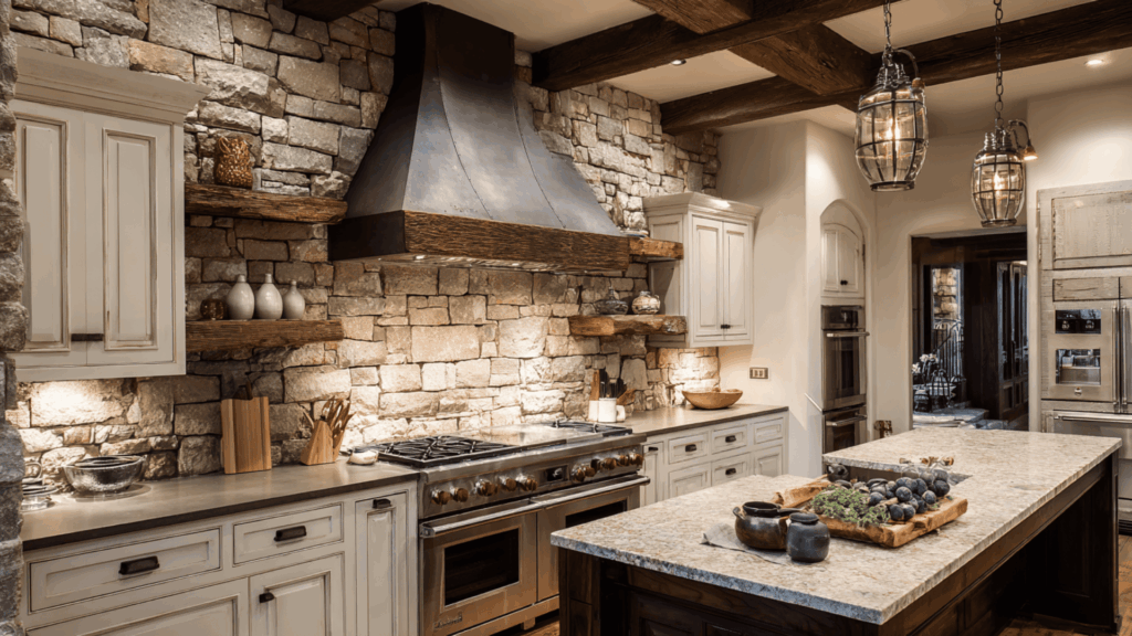 Stacked-Stone-Backsplash