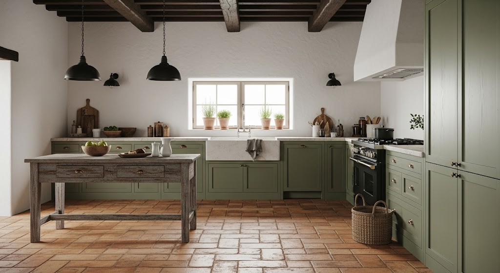 Terra-Cotta-Flooring-with-Sage-Units