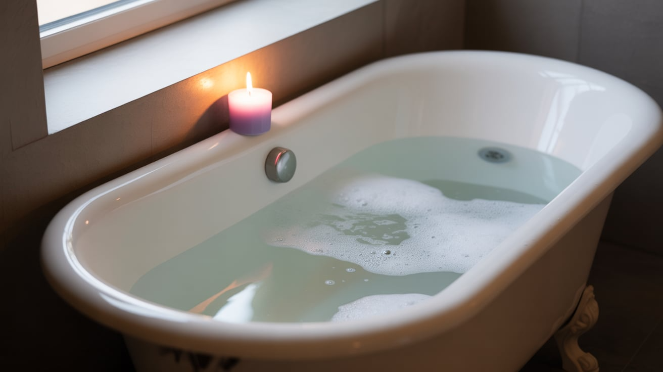 average bathtub size