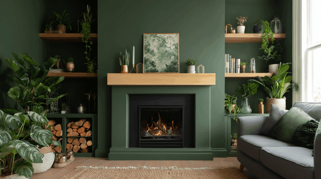 forest-green-fireplace