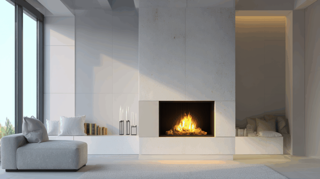 high-gloss-white-fireplace