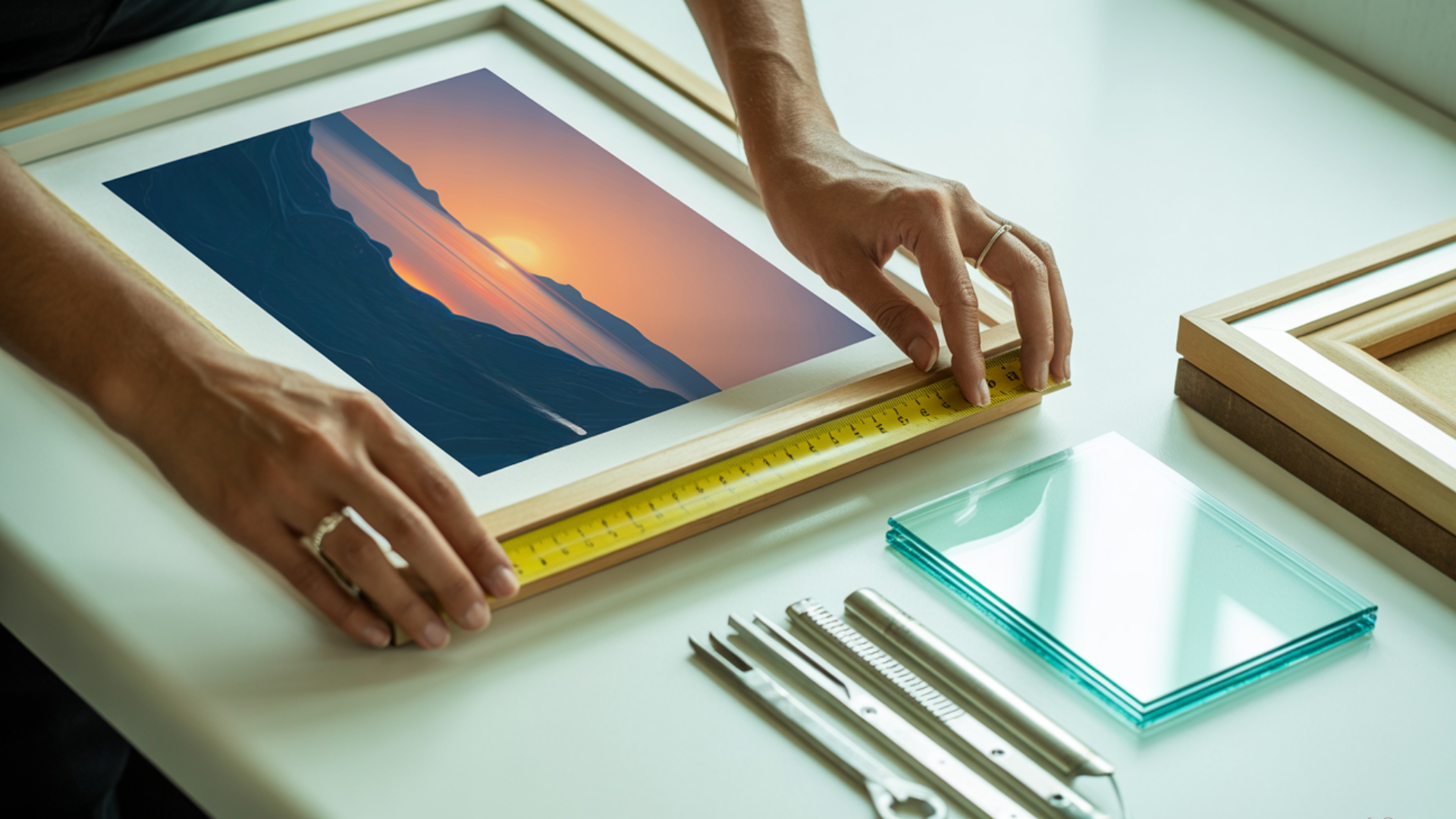 how to measure a picture frame