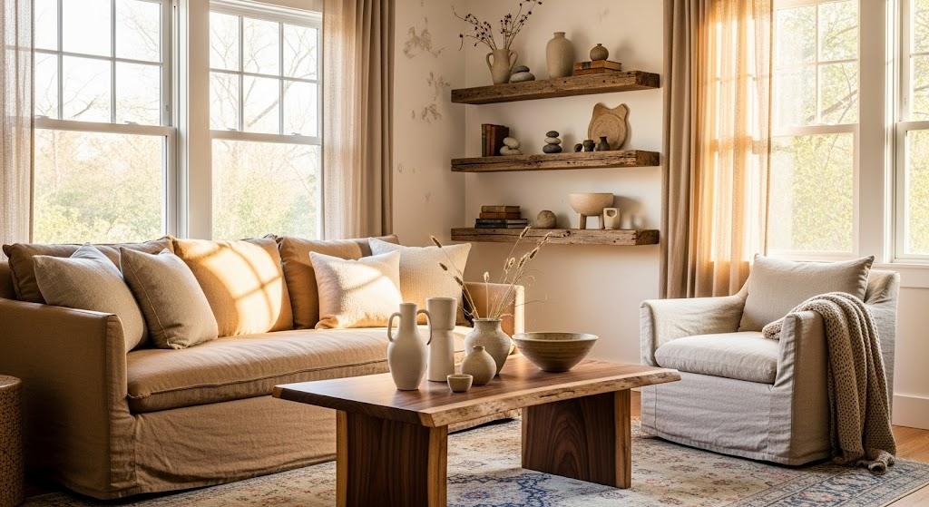 modern cottage interior