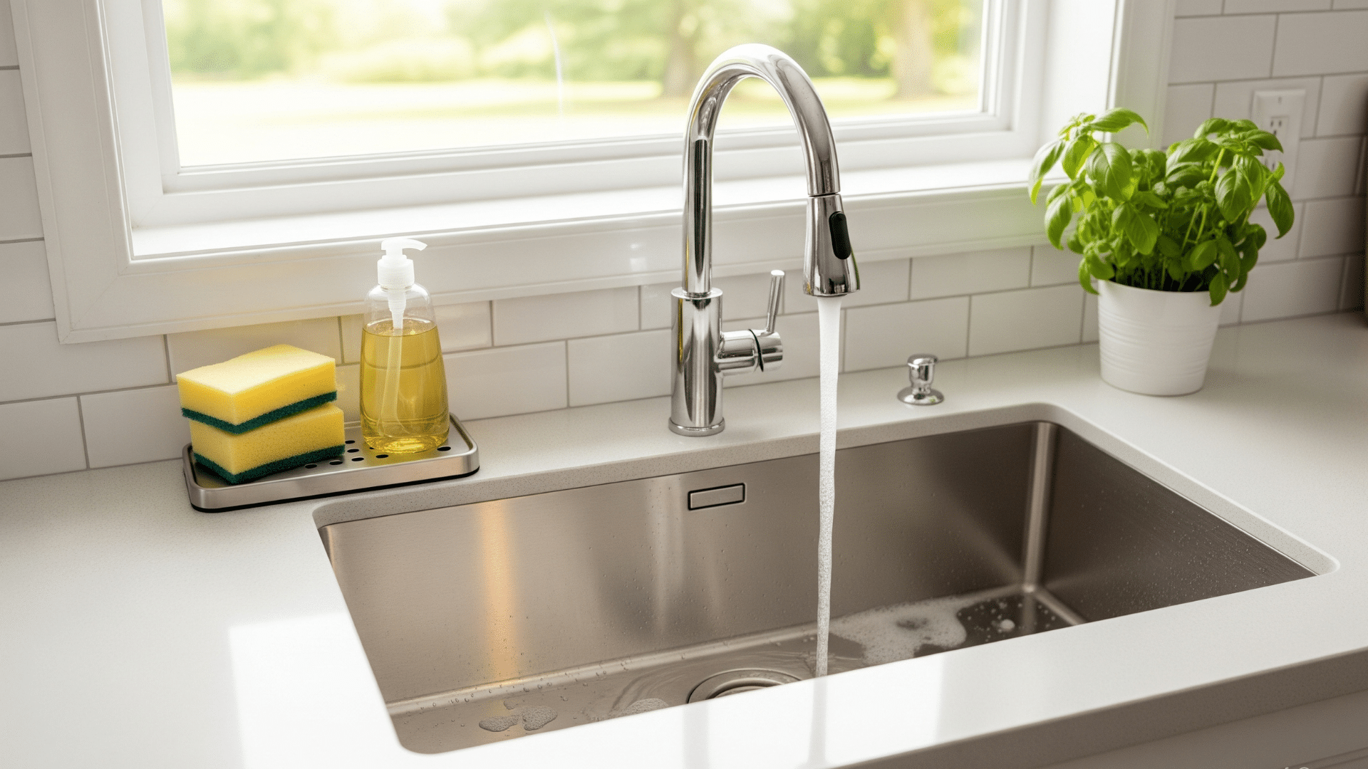 parts of a kitchen sink