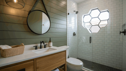 shiplap in bathroom