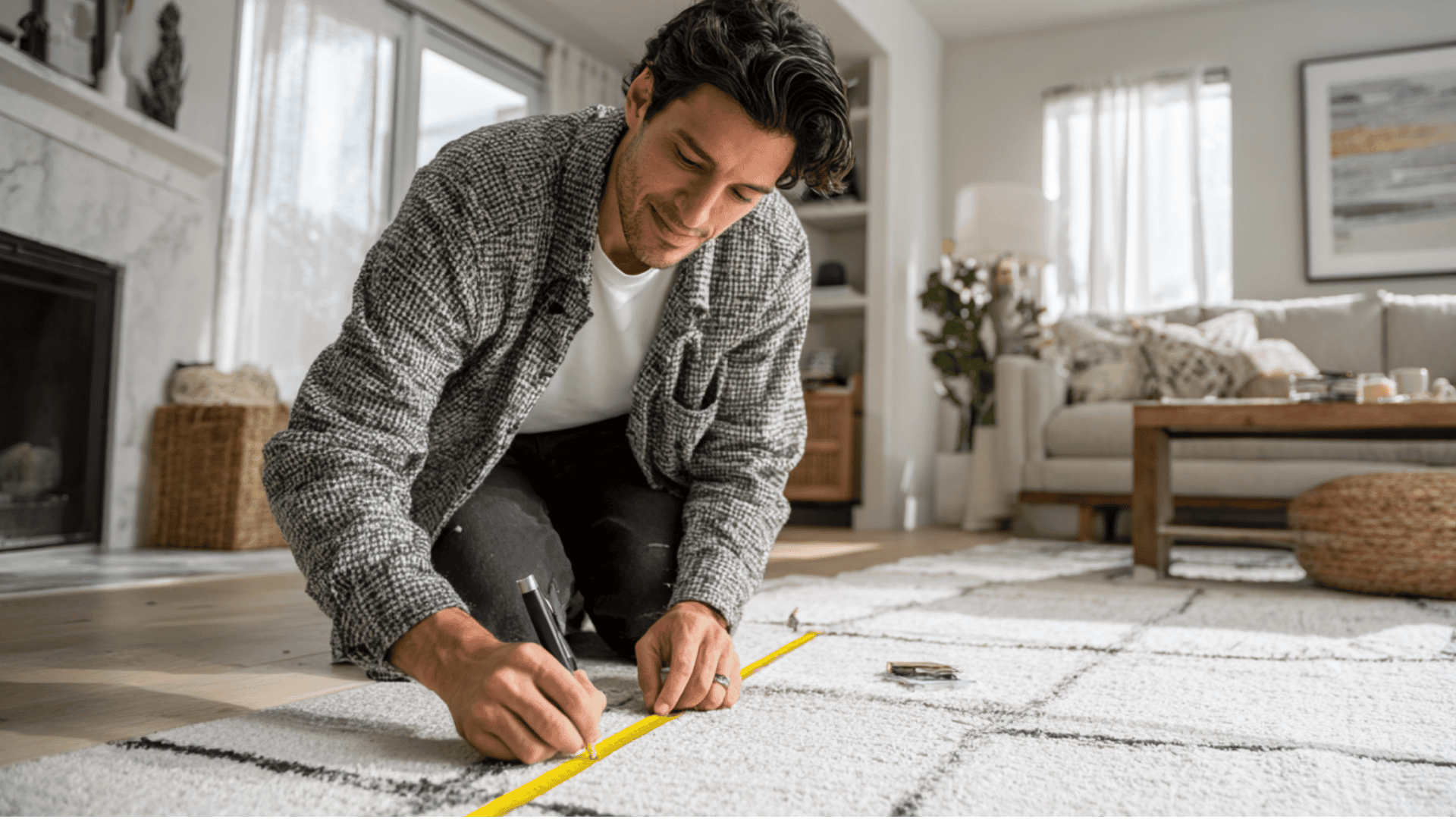 Room rug size caluclator