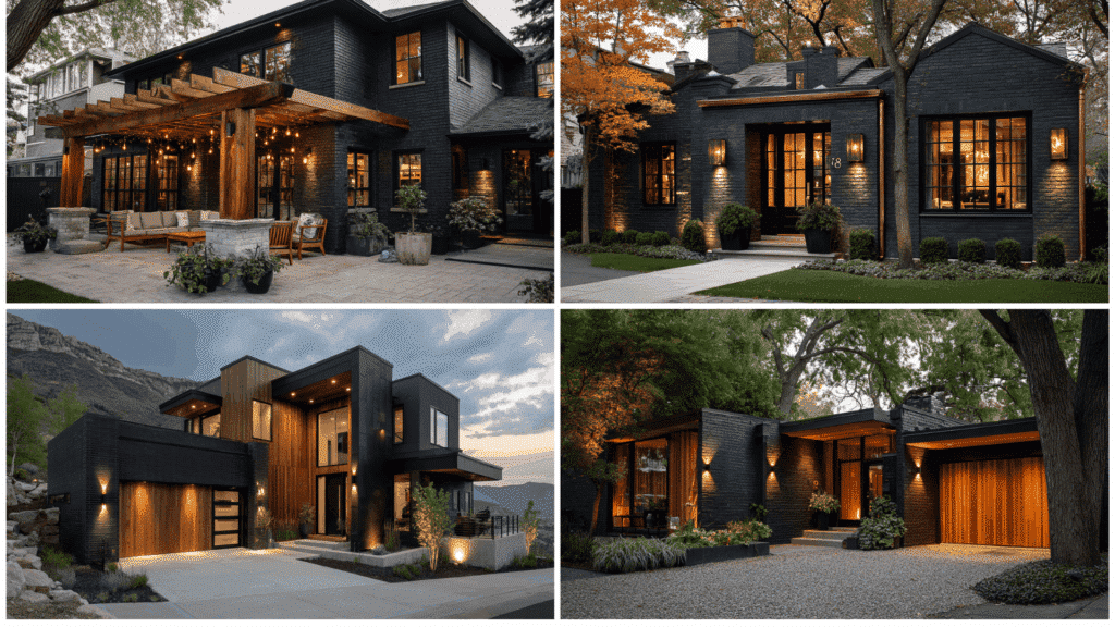 Black Brick House