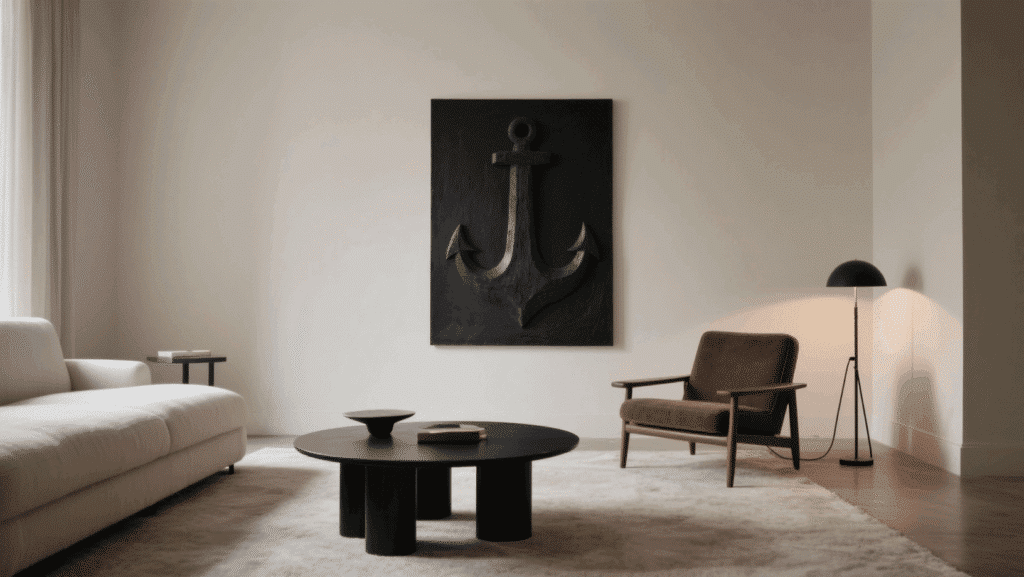 dark accent anchor piece