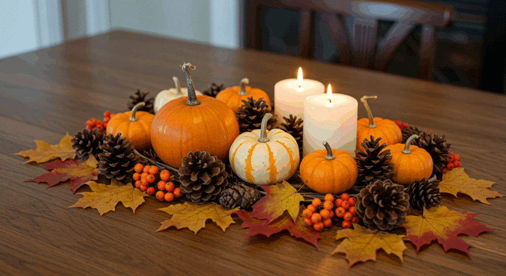 diy fall table centerpiece