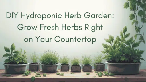 DIY Hydroponic Herb Garden: Grow Fresh Herbs Right on Your Countertop