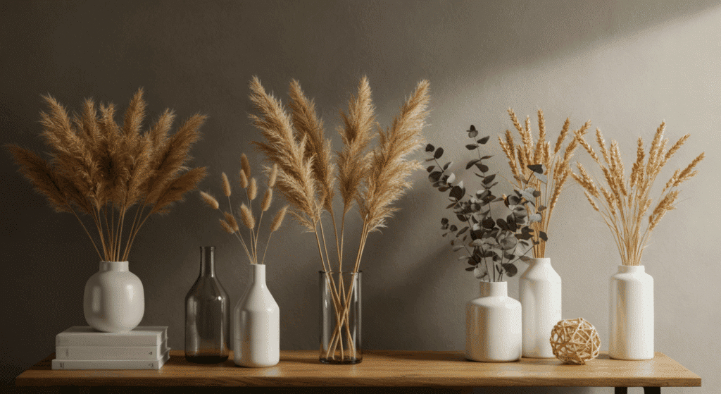 dried florals and branches