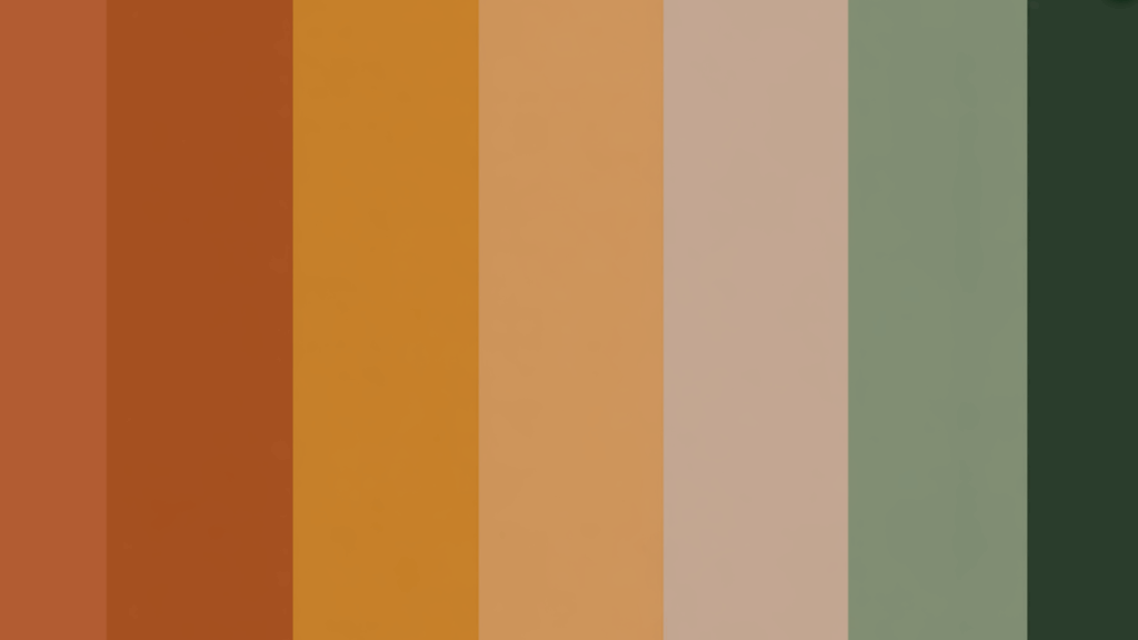 fall color palette guide for modern designers