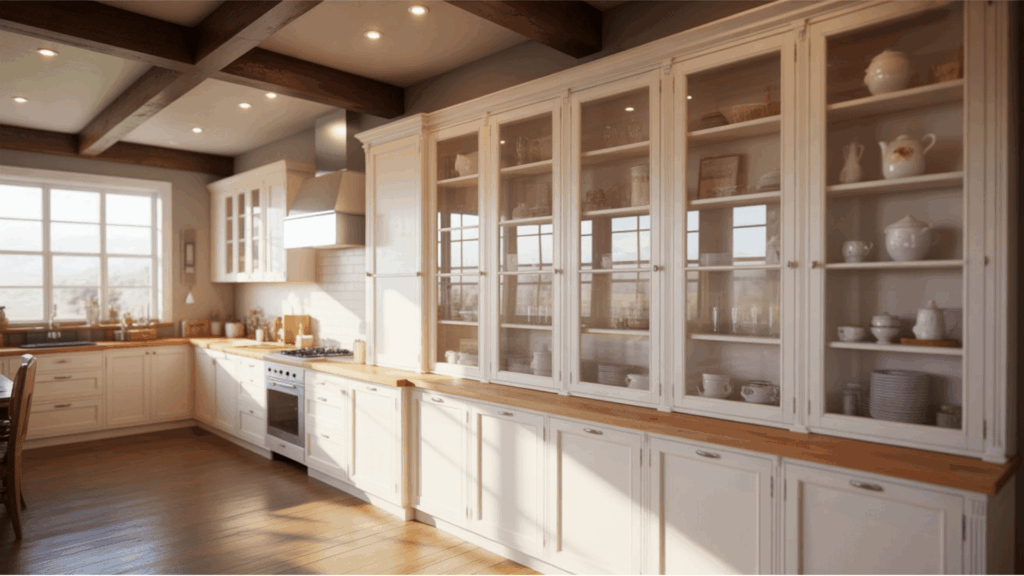 glass front display cabinets