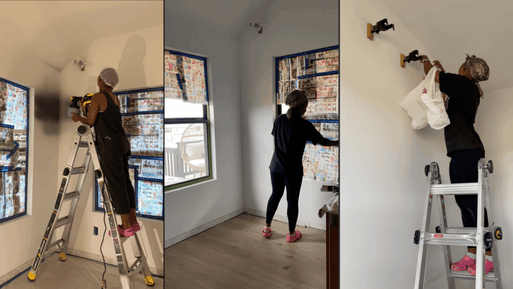 Prep the Workspace and Paint the Room