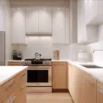 quartz backsplash