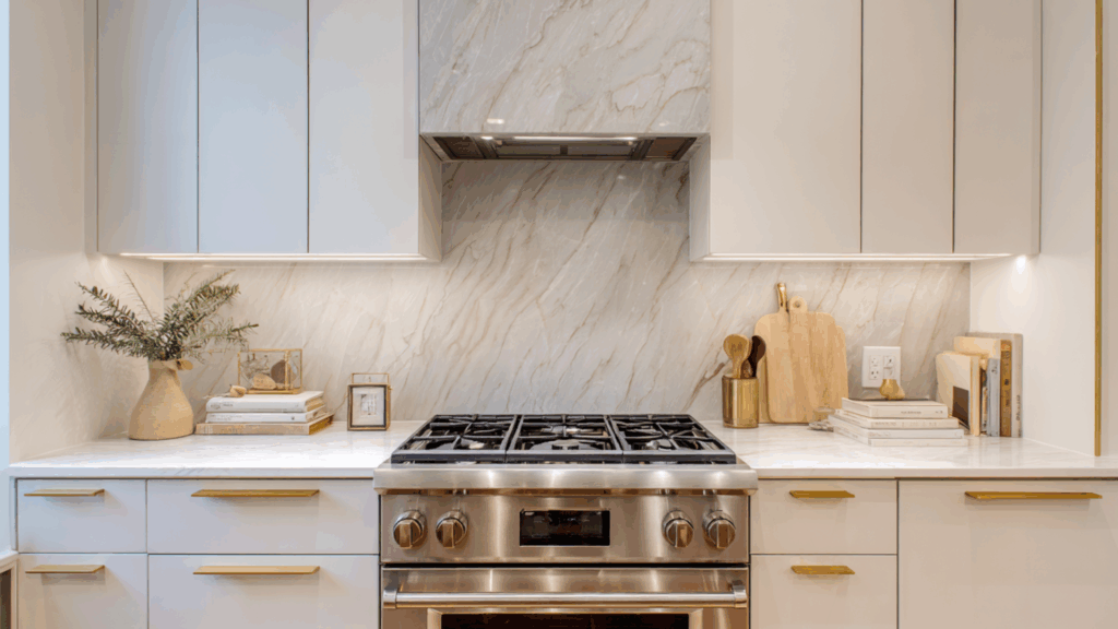 quartz behind a range