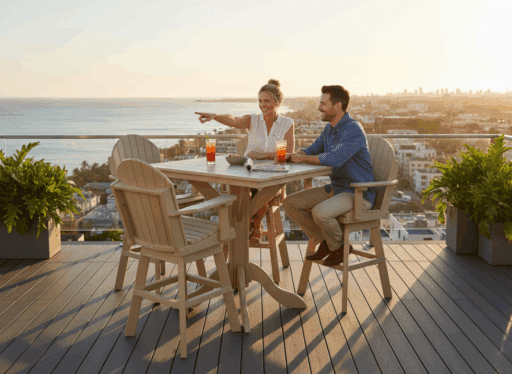 Elevating Outdoor Living: Why a Tall Patio Table and Chairs Set Is the Smart Upgrade for Modern Deck Design