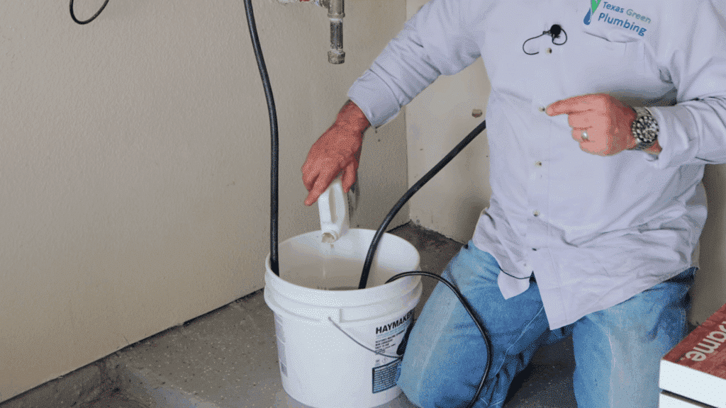 add cleaning sloution