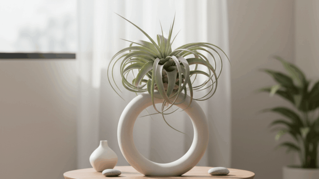 air plant ceramic display