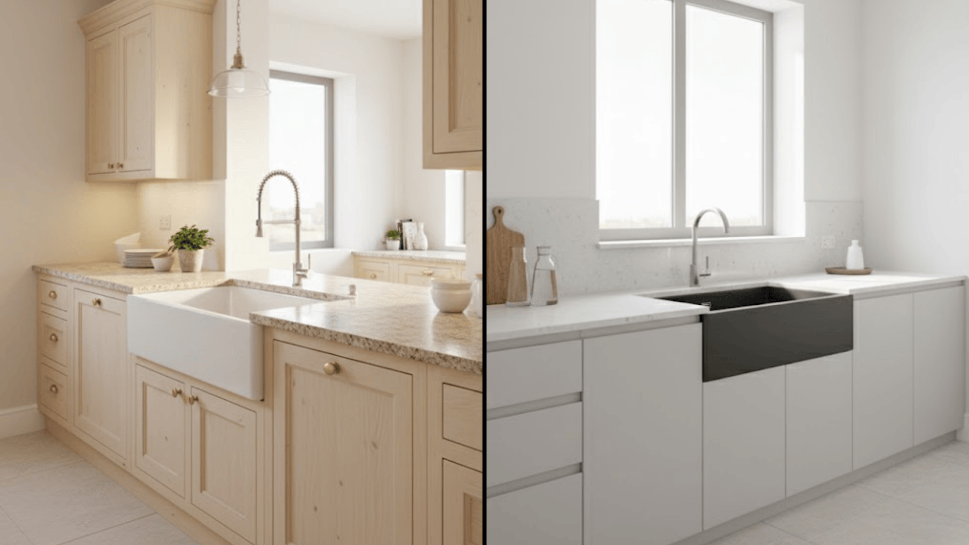 apron sink vs farmhouse sink