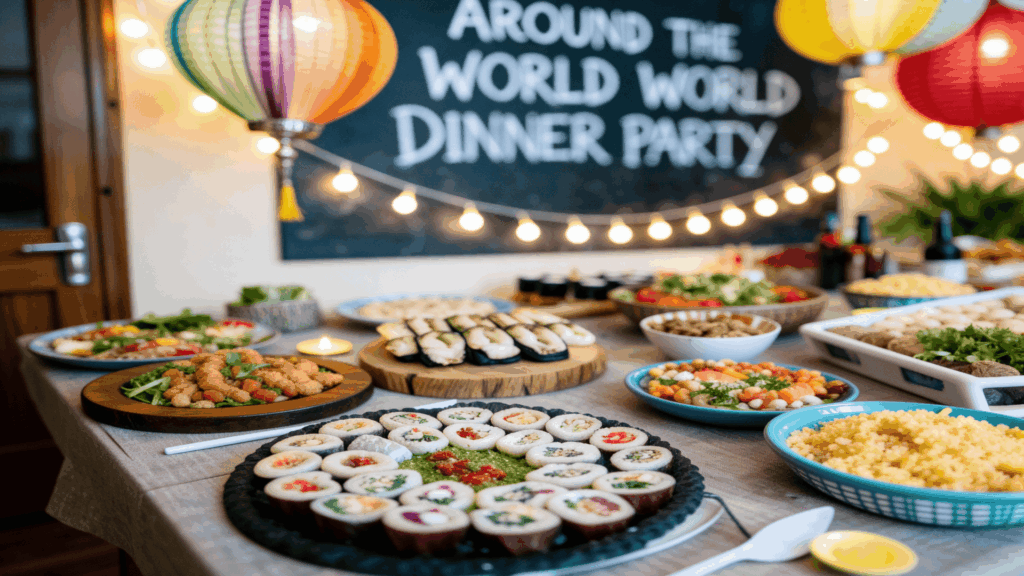 around the world theme party