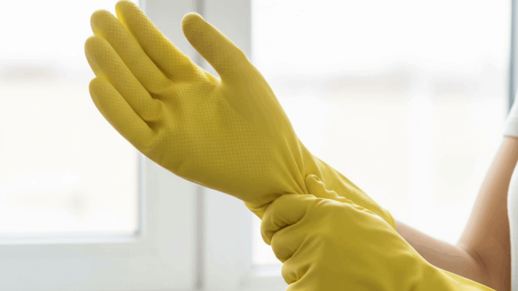 before you touch any mold protect yourself