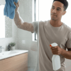 best way to clean shower glass