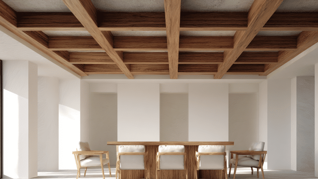 box beams that mimic real timber