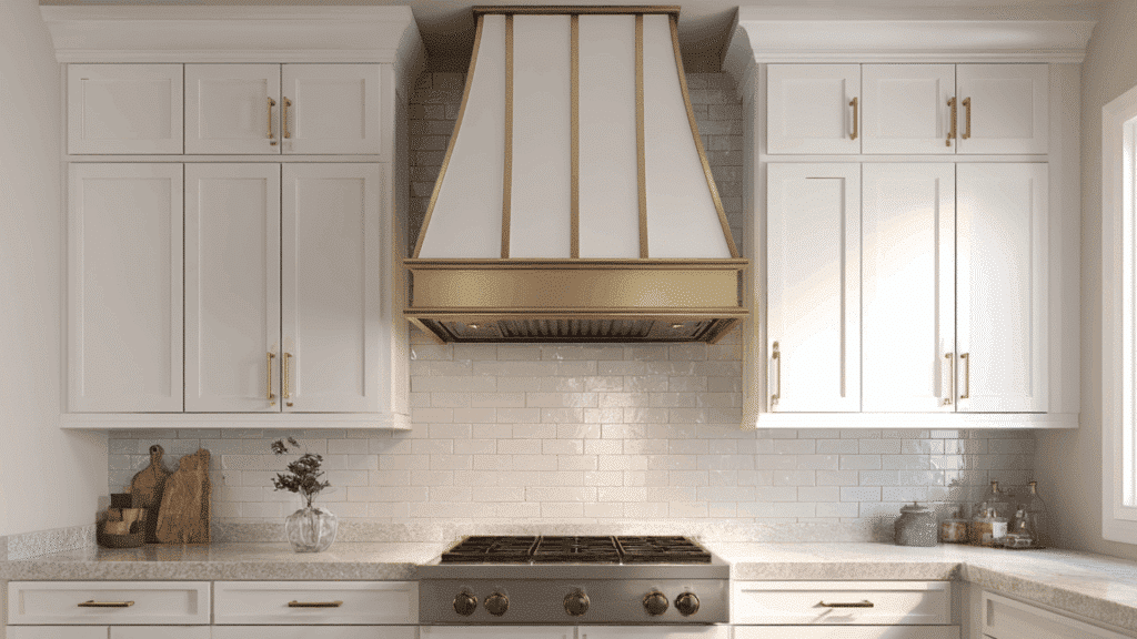 brass accent hood