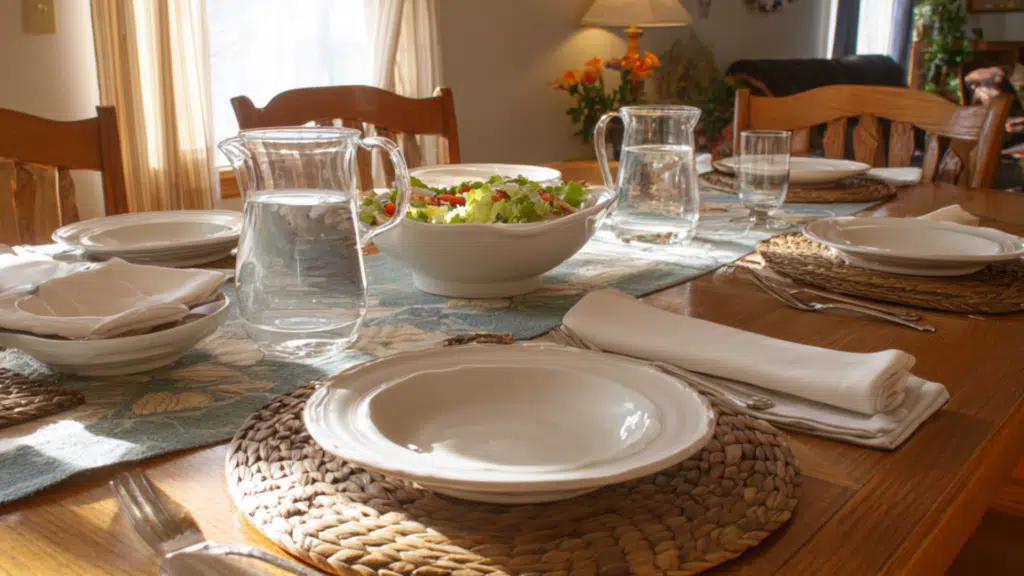 casual family setting