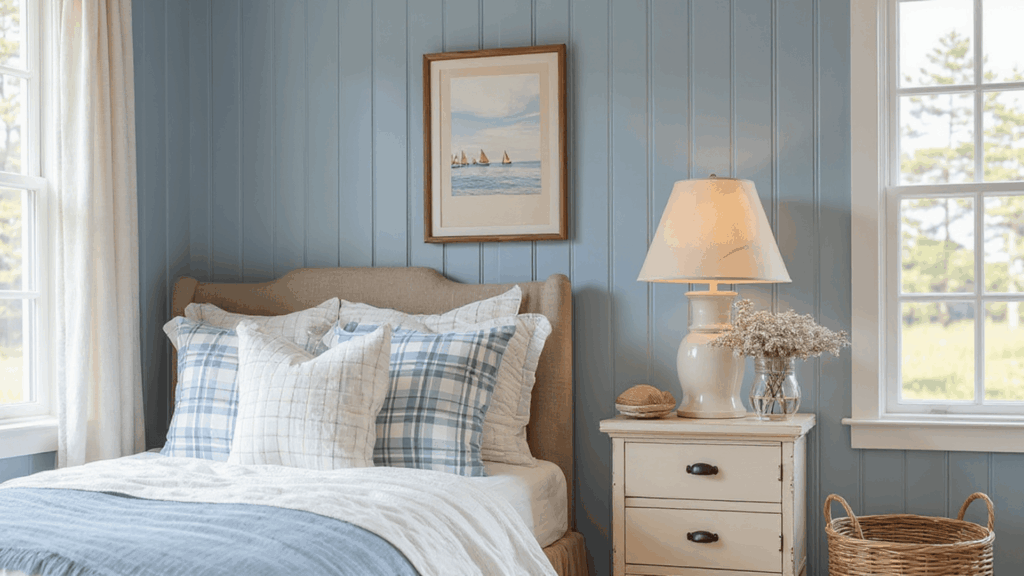 coastal inspired beach house room