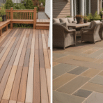 deck vs patio patio vs deck
