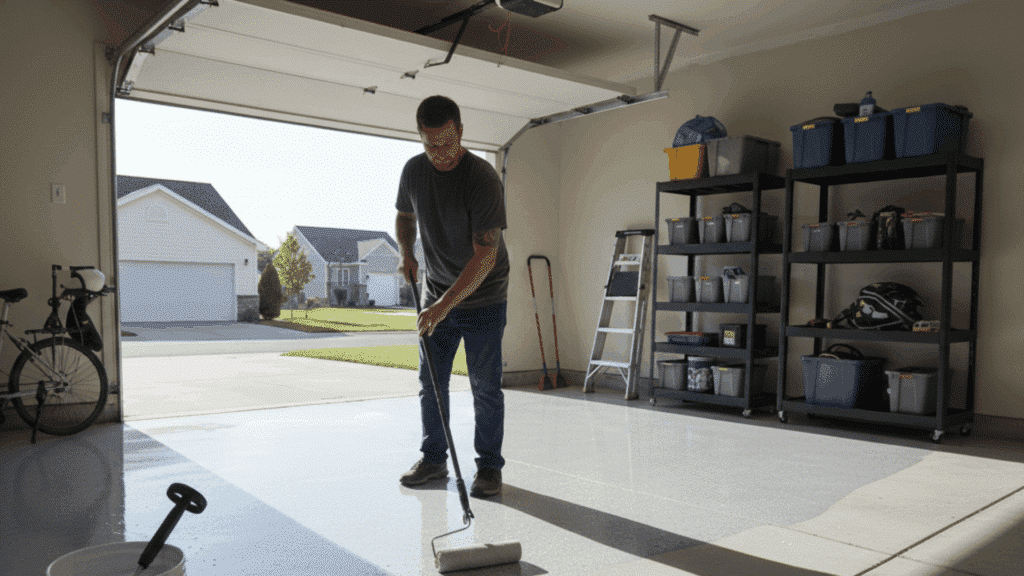 diy epoxy garage floor