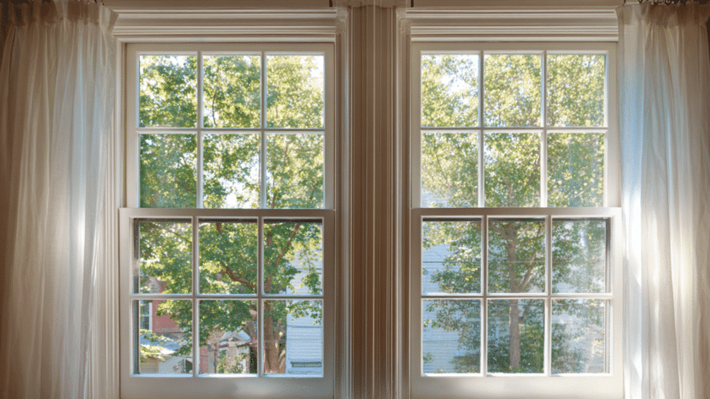 double hung windows