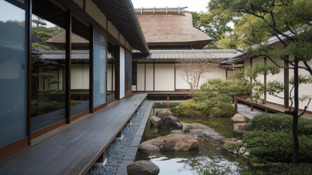 engawa walkway for indoor outdoor flow japanese style house