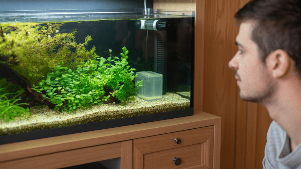 fish tank water change