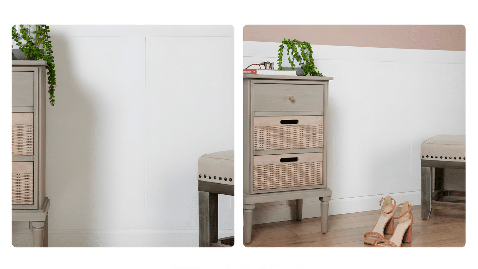 flat panel wainscoting