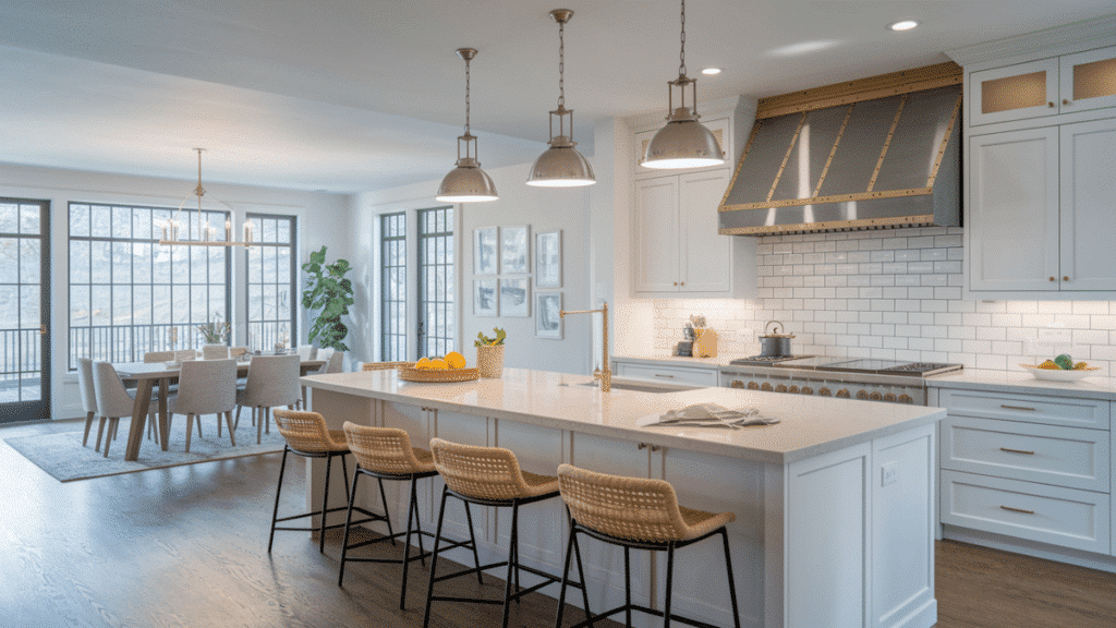 focused lighting over the stove