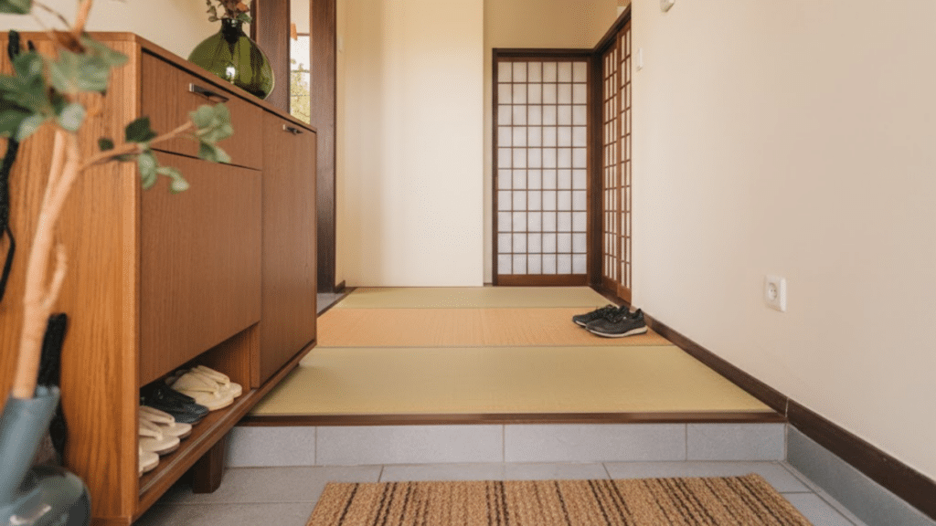 genkan entry that sets the mood japanese style house