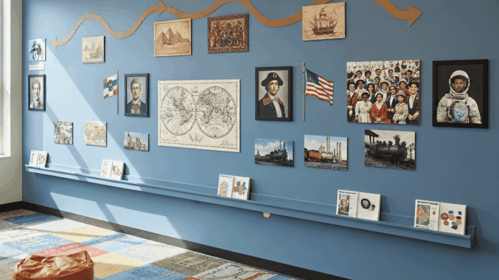 history gallery wall