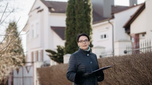 HOA President Holding a Clipboard