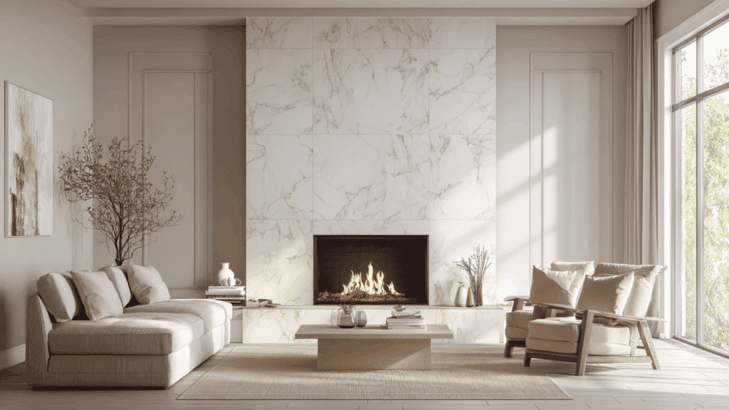 honed carrara marble tile