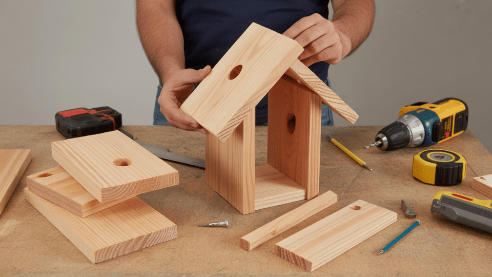 how to build a diy birdhouse