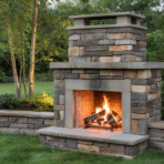 how to build an outdoor fireplace