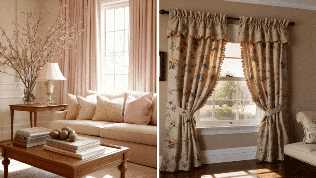 how to choose curtain for living room