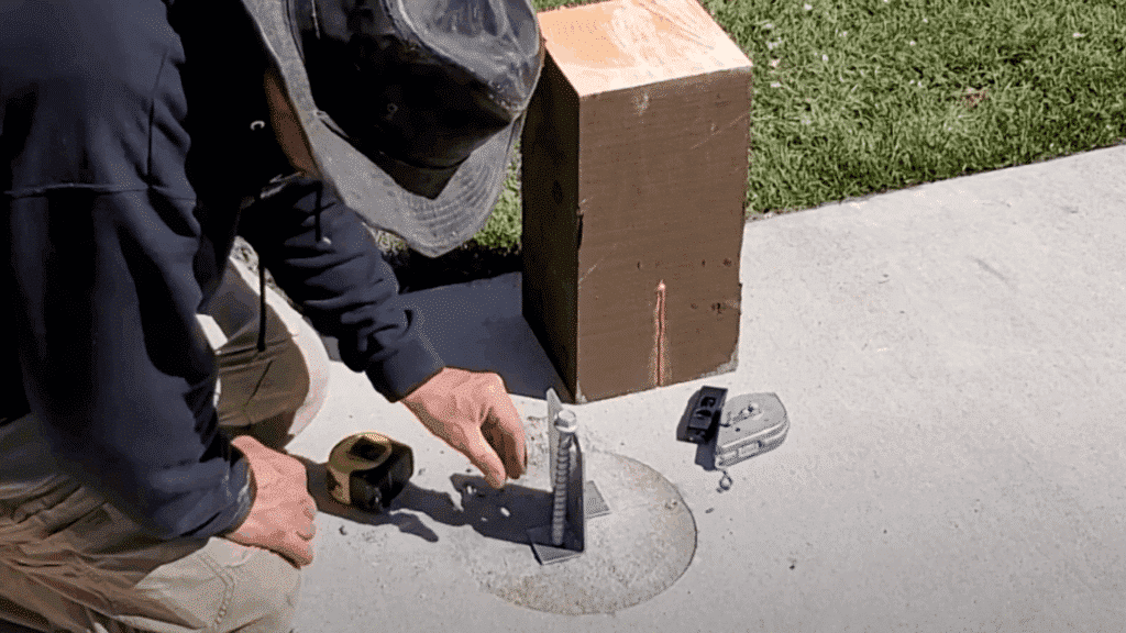 install post bases and set the posts